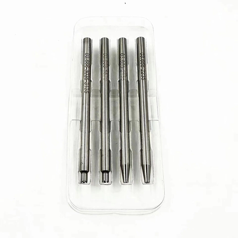 4pcs 5.07mm oscillating rotor axle punches set for RLX watch repair, compatible with 1530-3135 calibers