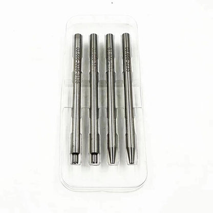 4pcs 5.07mm oscillating rotor axle punches set for RLX watch repair, compatible with 1530-3135 calibers