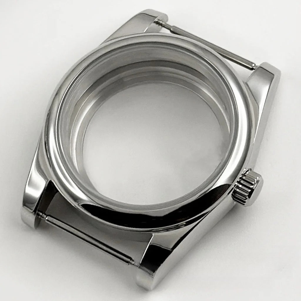 36MM/40MM Round Bezel Watch Case Sapphire Crystal for NH34 NH35 NH36 ETA2824
