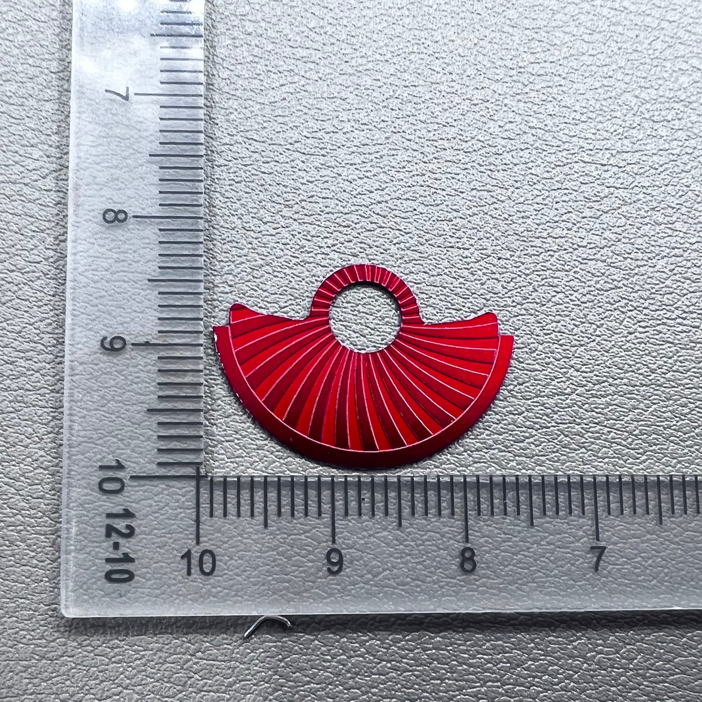 Red Oblique Wave Metal Rotor Oscillating Weight Overlay Fit for Movement NH35 NH36