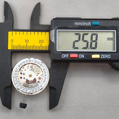 Swiss Original SW260-1 Mechanical Movement Silver Plated