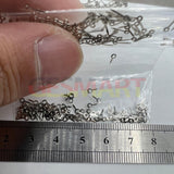 100 Sets 5mm Silver Second Hands Watch Hands for Miyota 2035 Quartz Movement