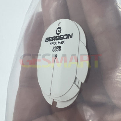 Bergeon 6938 watch dial protectors, durable set for precise watch repairs and maintenance