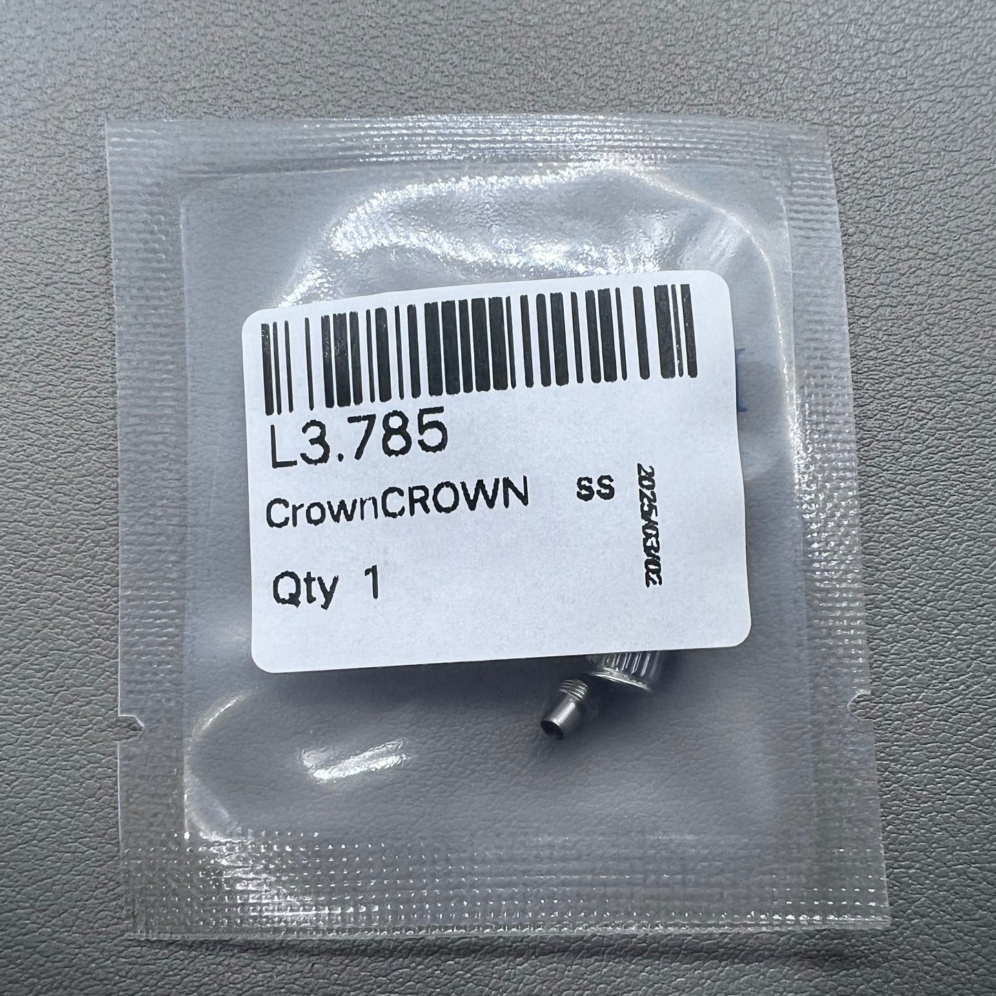 Replacement Silver Watch Crown Generic for Conquest L3.785