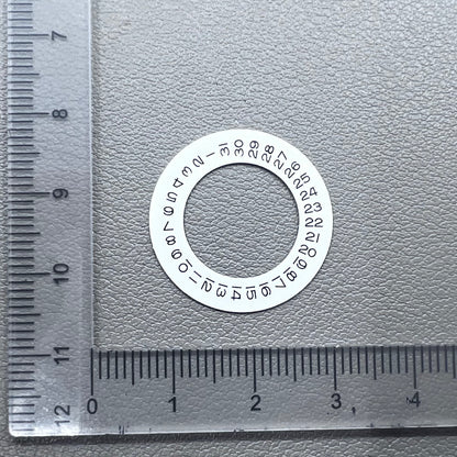 Thicken date disk wheel overlay for Seagull Tianjin 2824 movement, durable watch accessory replacement.