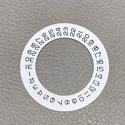 Wide Brim White Date Wheel Overlay for ETA2824 2836 Miyota 8215/8200 Date@3