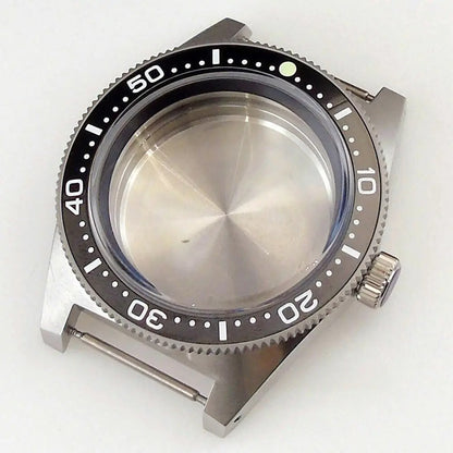 40mm Sapphire Glass Watch Case Fit NH34 NH35 NH36 ETA 2824 300M Water Resistance