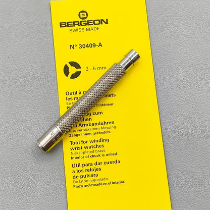 Swiss Bergeon 30409-A Watch Winding Winder Tool Suits Buttons 3-5 mm