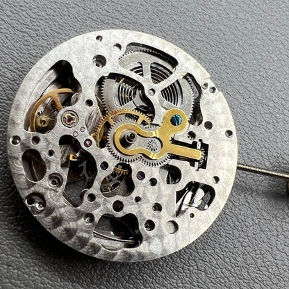 Silbernes Hangzhou 2189 mechanisches Uhrwerk mit einfachem Kalender f�r elegante Uhren.