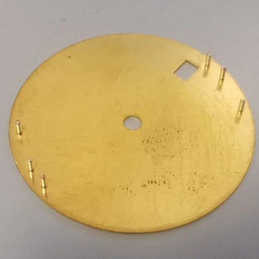 Golden 28.5mm brass watch dial featuring clear markers for NH35 NH36 7S26 4R movements by SKX007 SRPD.