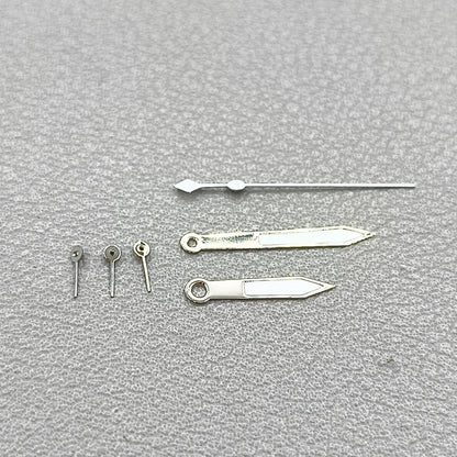 2 Sets Green Luminous Silver+White Trim Hands for VD53 VD54 VD57 Movement