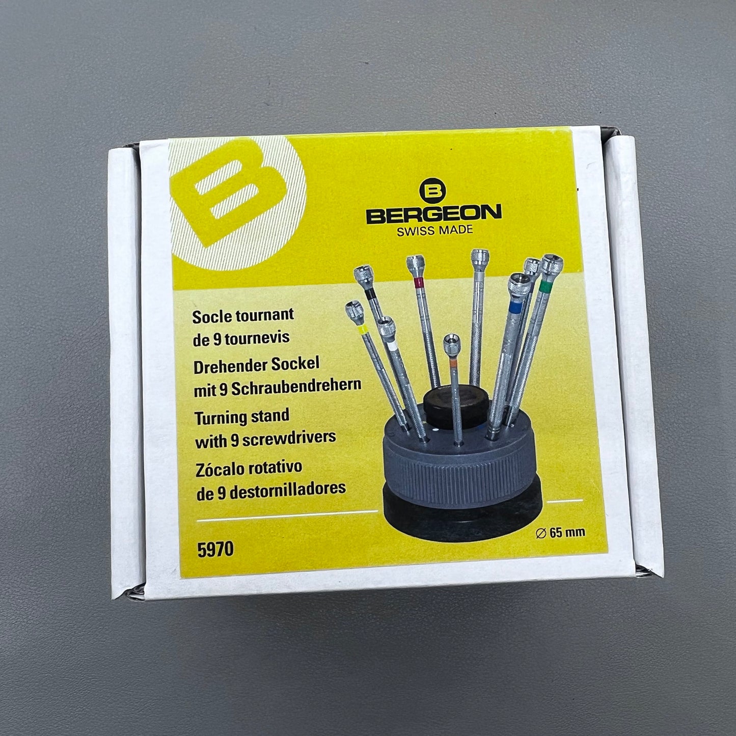 Swiss Bergeon 5970 Rotating with 9 Screwdrivers