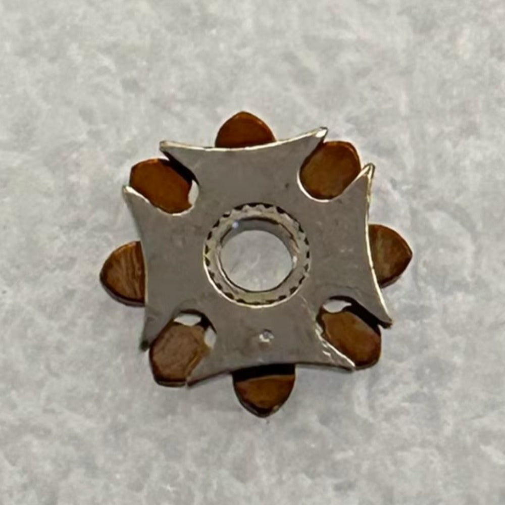 Date indicator driving wheel for Panerai P9000 movement, precise watch replacement part.