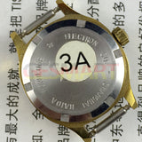 24mm HAIDA Manual Mechanical Lady Watch Imitation Diamond Nail Gradient Red Dial