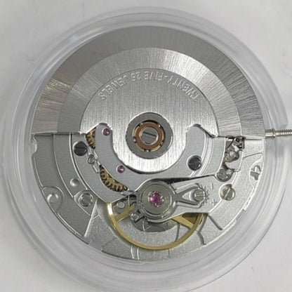 Swiss Made ETA PT5000 mechanical watch movement, silver finish, replacement for Seagull 2824 ETA2824-2 models.
