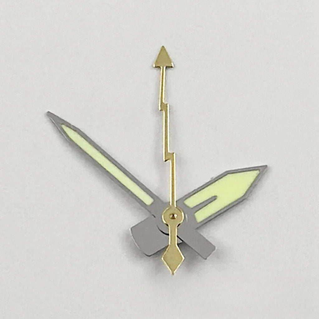 Lightning Second Watch Hands C3 Green Luminous for NH35 NH36 NH38 NH39 NH70