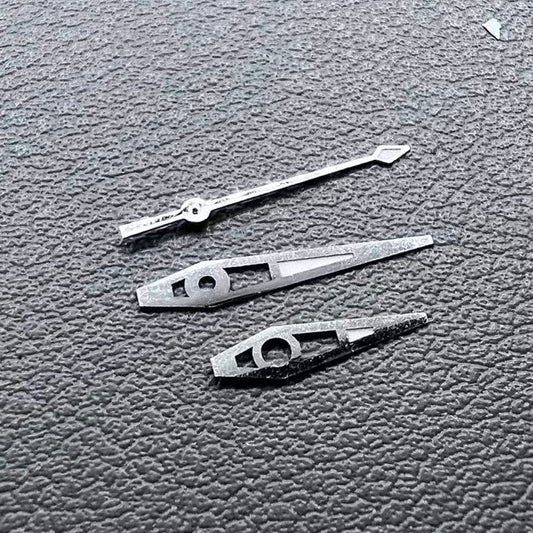 2 Sets Lume Silver Trim Big Arrow Watch Hands Set for NH35 36 NH38 NH72 NH70