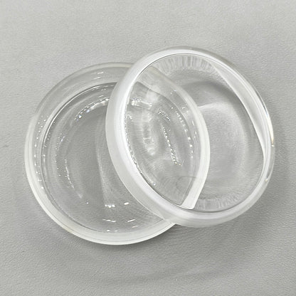 Quartz Glass Sealed Watch Oil Benzine Cup with Anti-Leak Cover Repair 90x35mm