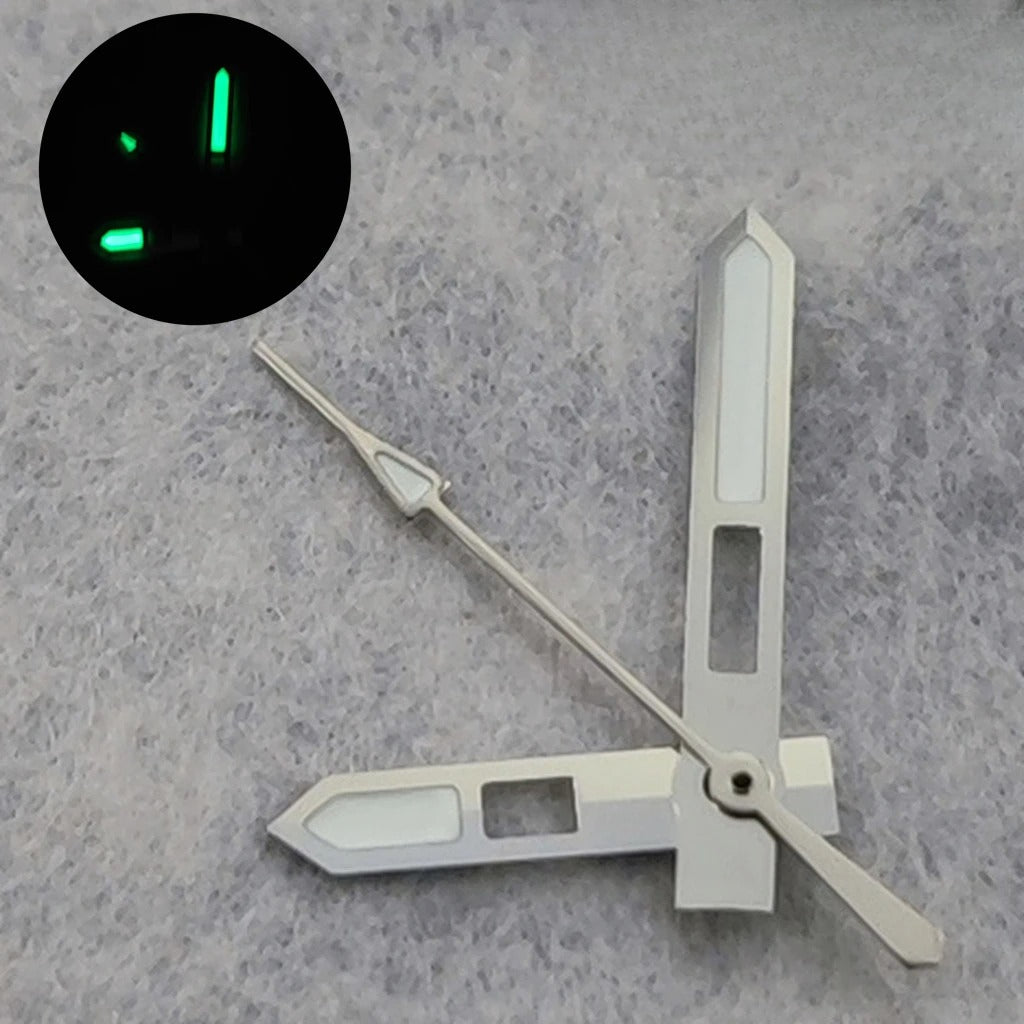 NH35 NH36 Watch Hands C3 Green Luminous Watch Hands For NH36 NH35 NH38 7S/4R