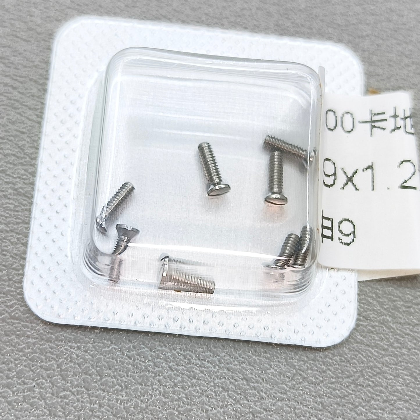 1.9x1.2x4.4mm Watch Case Back Cover Buckle Screws Fit for Santos