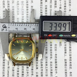 33mm Shanghai Manual Mechanical Watch Golden Nail Gradient Dark Green Dial