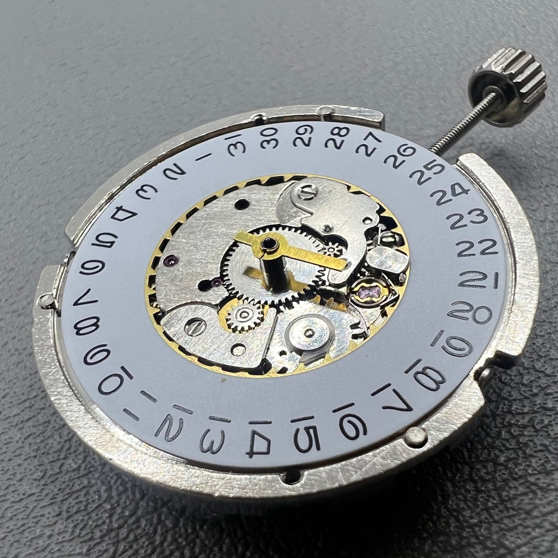 Seagull ST6 Herren Automatik Uhr mit mechanischem Werk, Datum bei 3 Uhr, drei Zeiger Kalender, elegante Herrenuhr