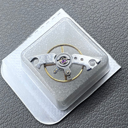 Complete balance wheel with splint for China Mingzhu 3135 mechanical movement, precision watch part.