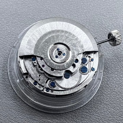 Seagull ST2557 GMT watch accessory with mechanical movement and black small second disk at 9 o'clock.
