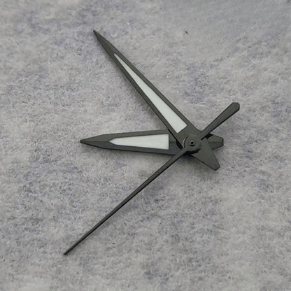 Modified Gun With Green Luminous Watch Hands For NH35 NH36 7S26 7S36 4R35 4R36