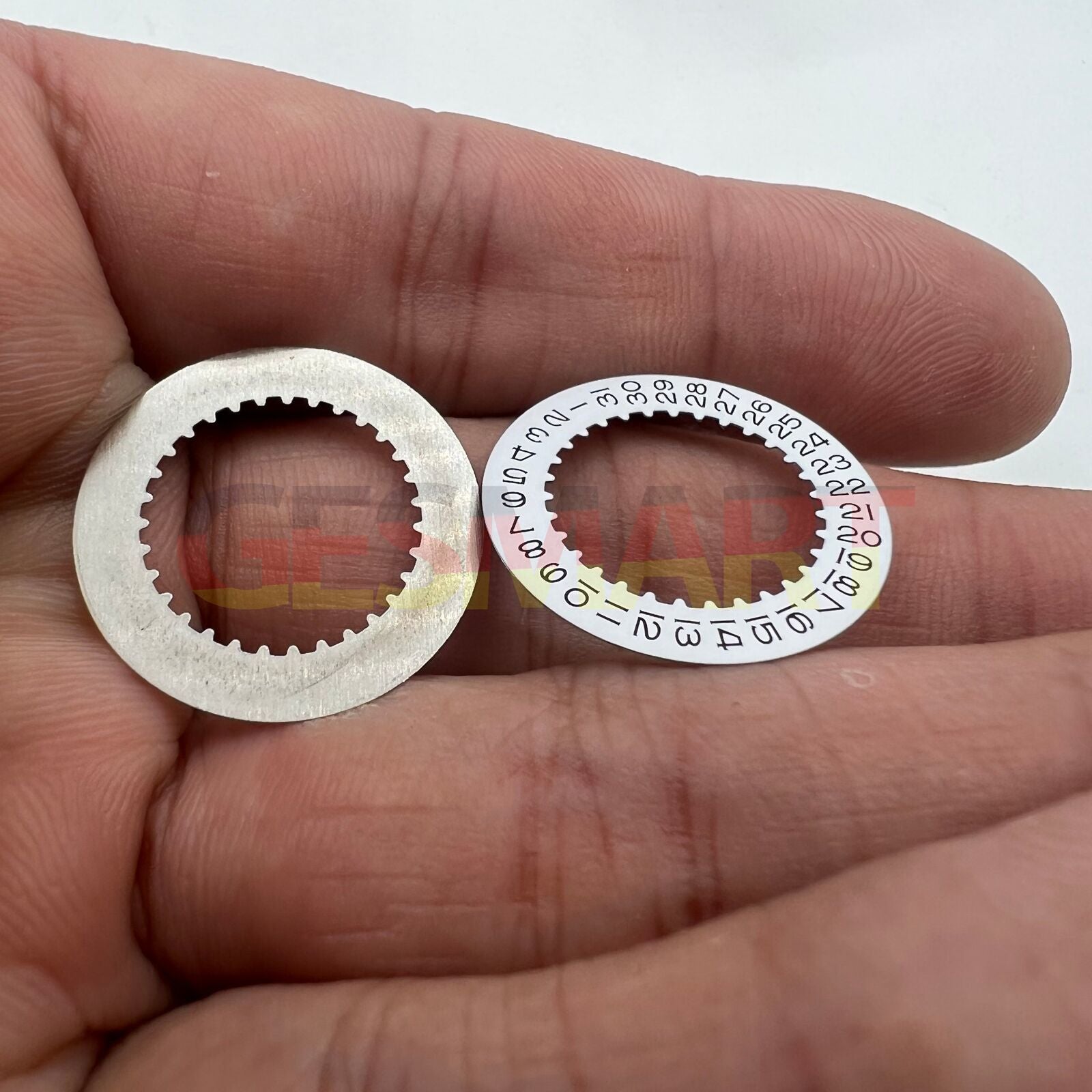 White date wheel for RLX 3235 watch movement, generic replacement part for precise date display.