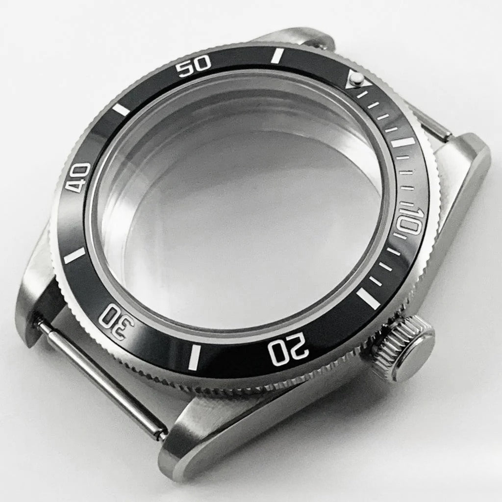 39MM Bezel Domed Sapphire Crystal Case for NH34 NH35 NH36 NH38 ETA 2824 PT5000
