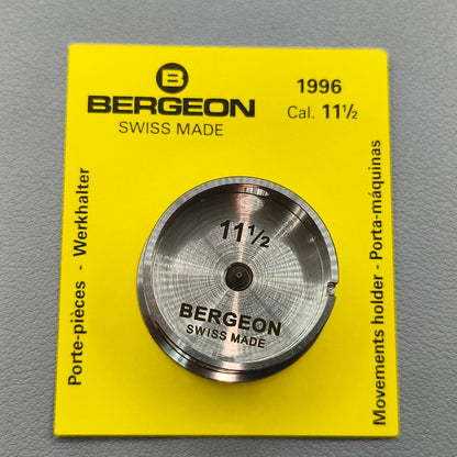 Swiss Bergeon 1996-11 1/2 Movement Holder with Adjustable Hollow Center Screw