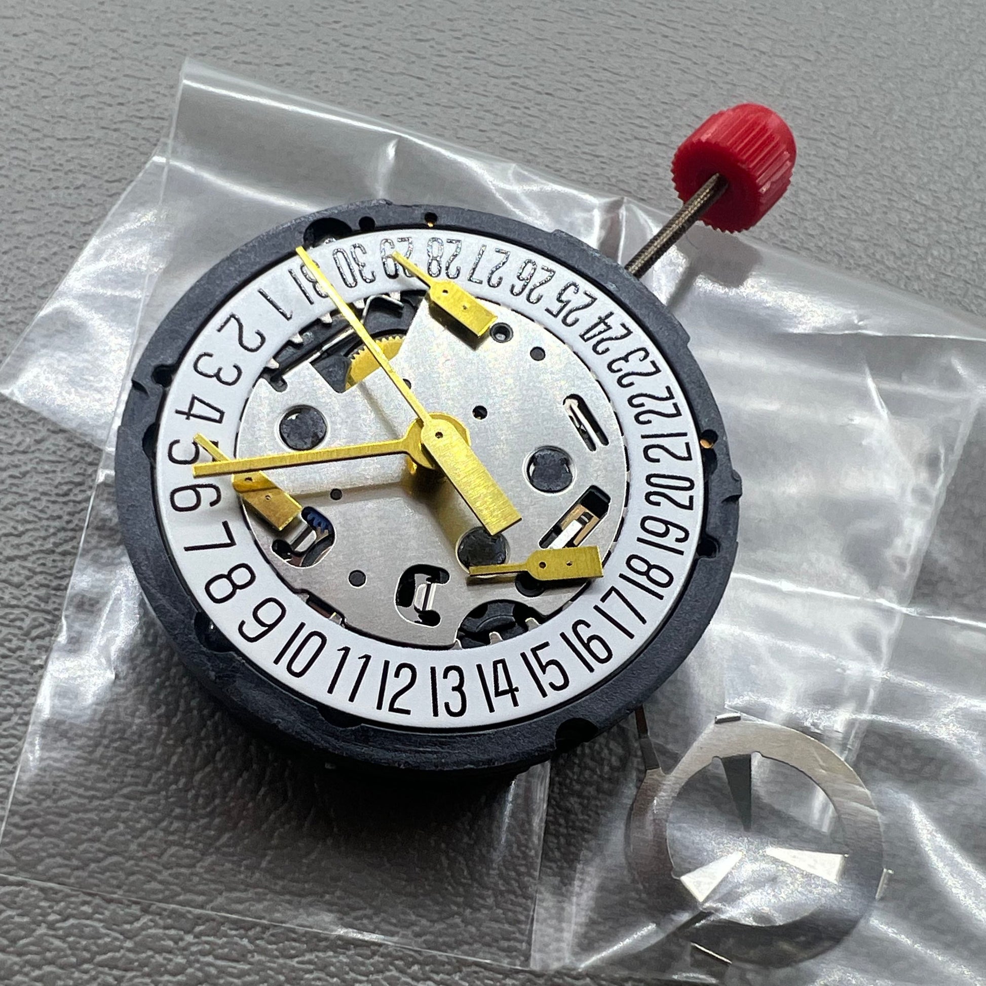 Swiss ETA G15.212 quartz watch movement with date display at 6 o'clock, replacement for G15.211.