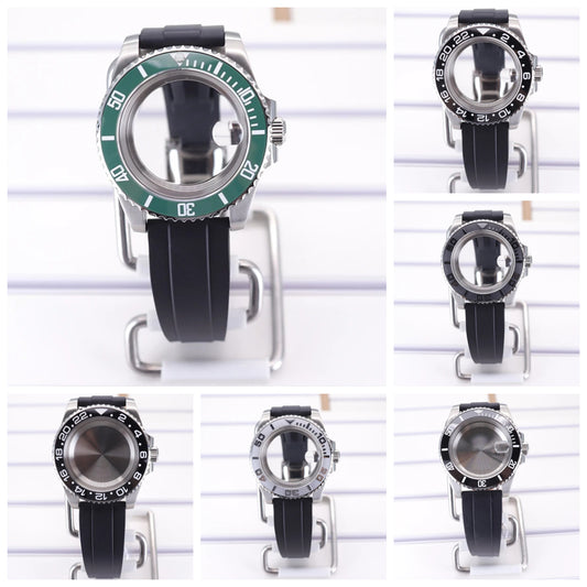 Dive 40mm Watch Case For NH35 NH36 4R36 NH34 NH70 Miyota 8215 Eta 2824 PT5000