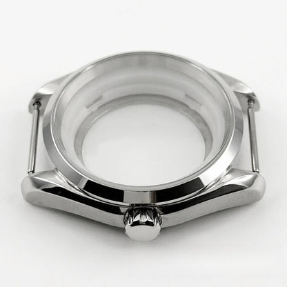 40MM Case Polish Bezel Watch Sapphire Crystal for NH34/35 NH36/37 NH38/39 NH70