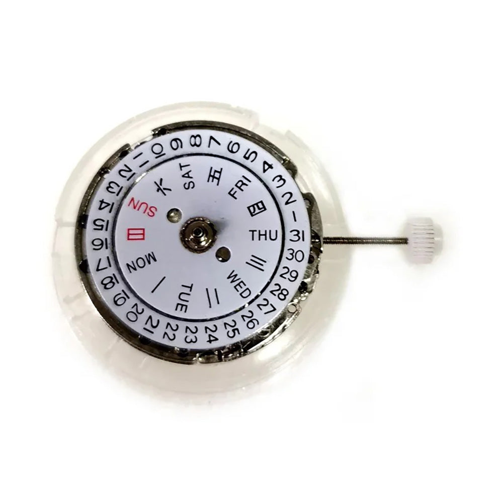 Automatic watch movement with dual calendar for 2813, 8200, 8205 models by reliable brand.