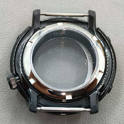 43mm Watch Case Sapphire Fit NH35/36/38 4R36 For Mod Mini Tuna Canned C3 Bezel