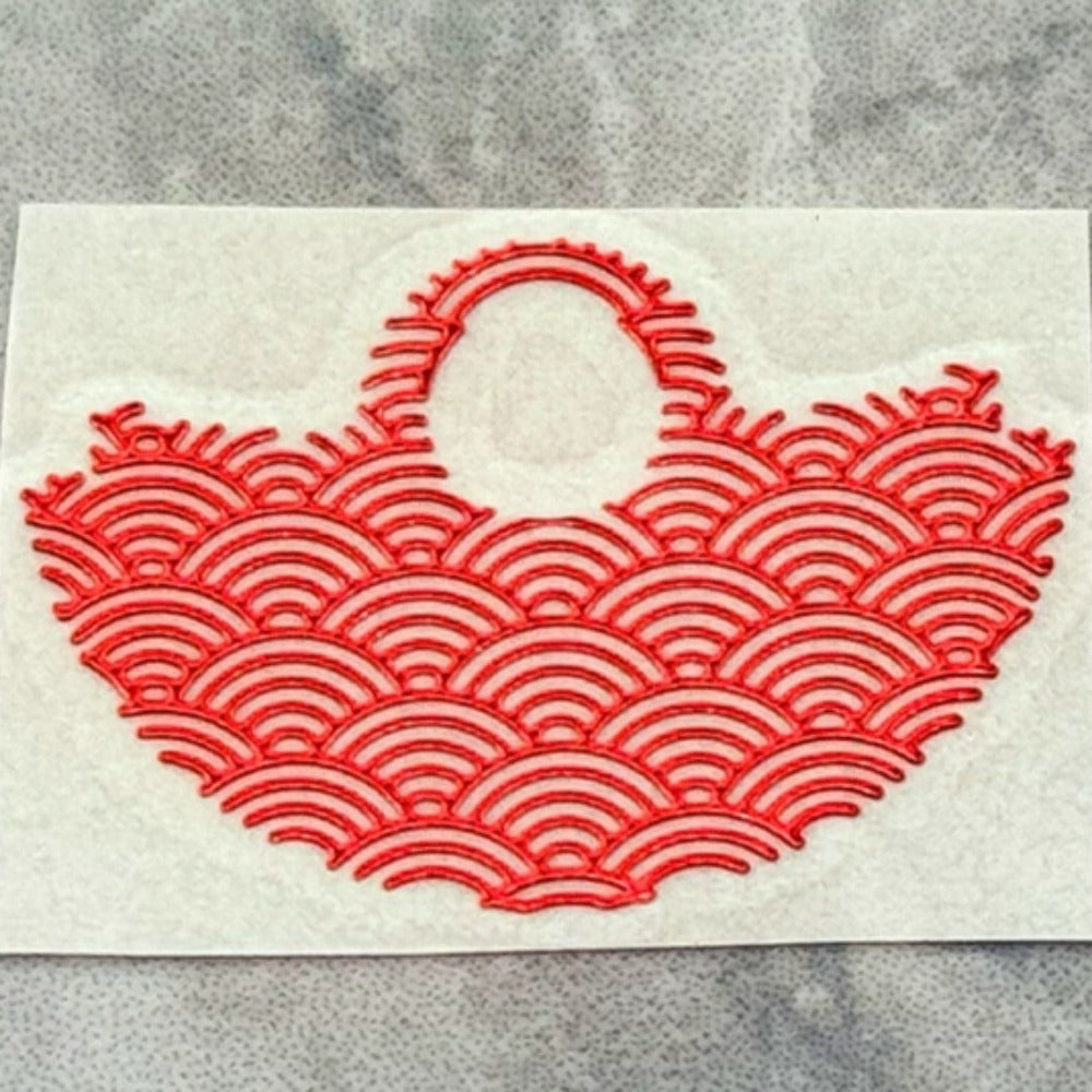 Red Modified Wave Up Slice Rotor Oscillating Weight Overlay Fit for NH35 NH36