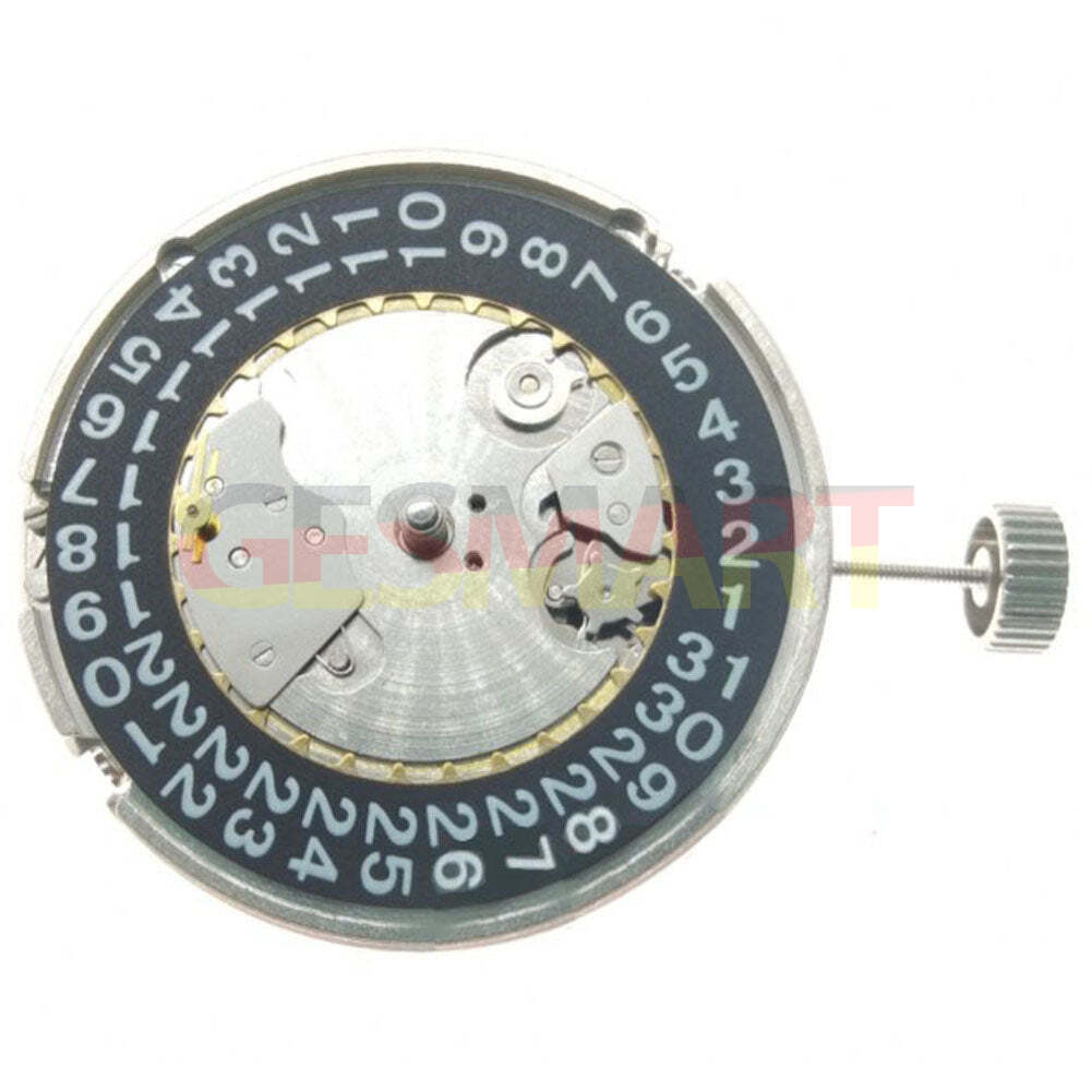 Seagull ST2555 automatic watch movement with 9H second hand, perlage finish, big date feature.