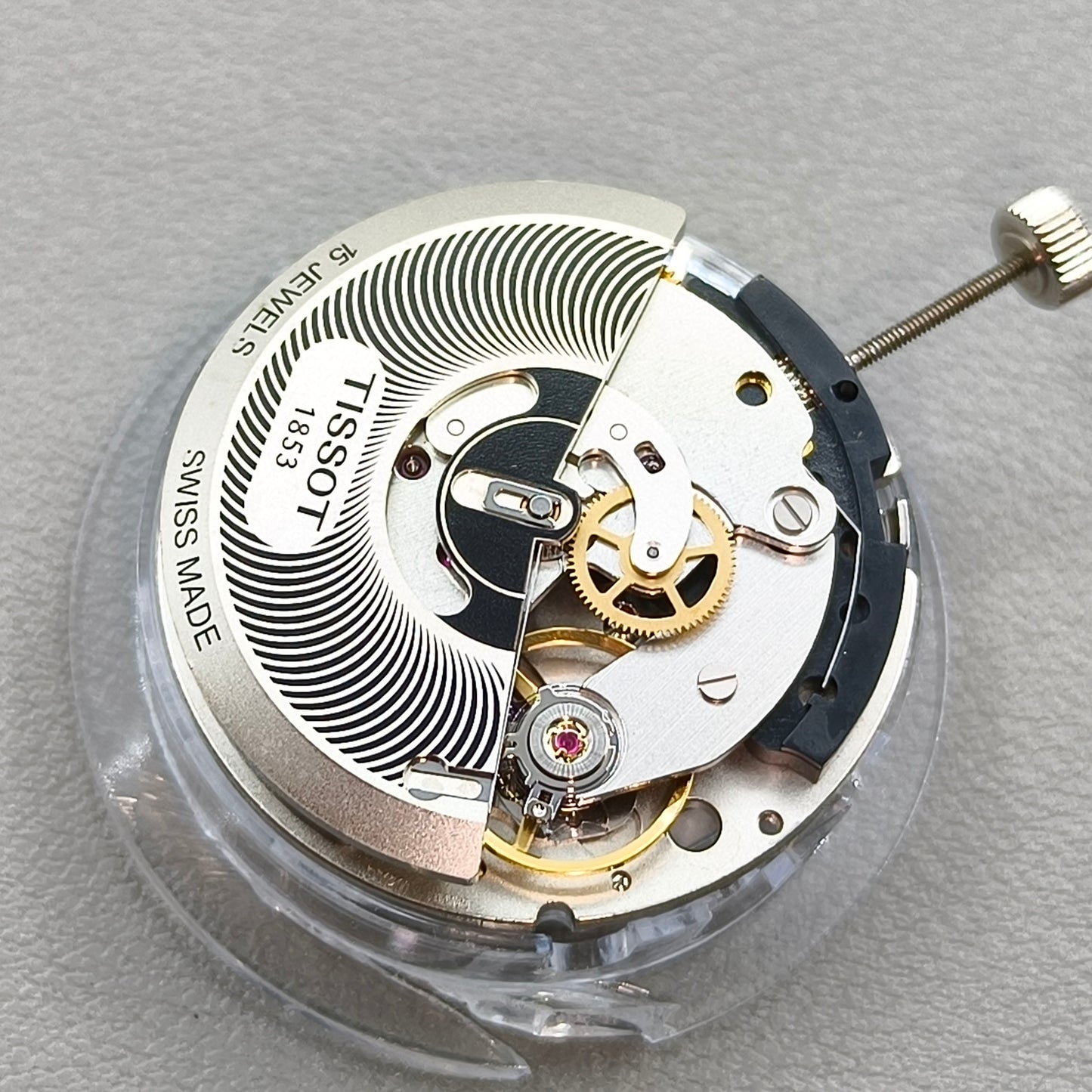 Swiss Genuine ETA C01.211 Chronograph Mechanical Movement 1853 White Dial