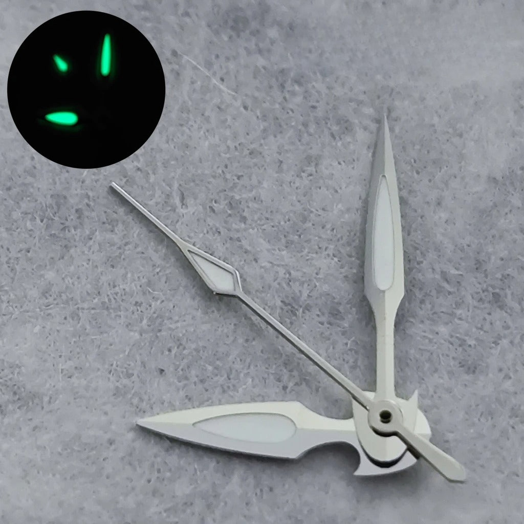 Green Luminous NH35 Watch Hands Pointers For NH34 NH35 NH36 4R 7S Movement