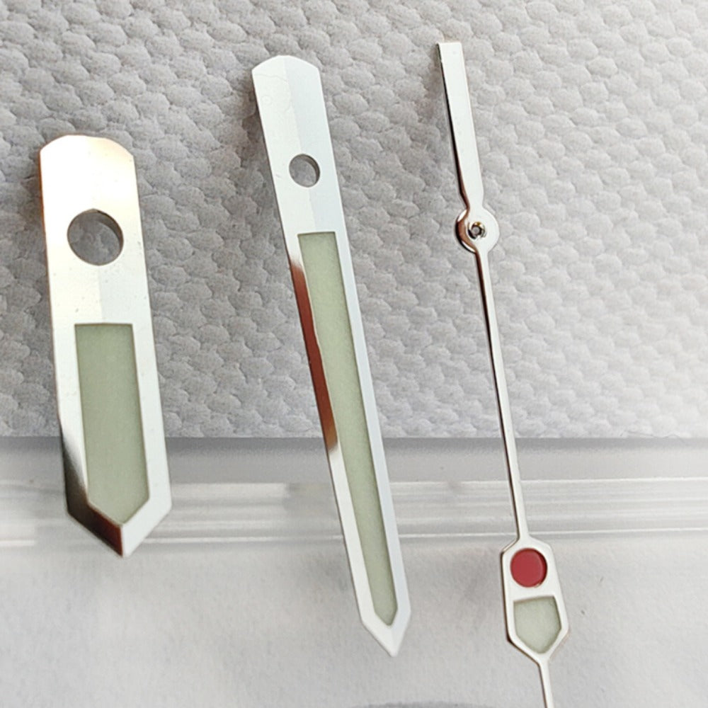 1. 19mm C3 Lume watch hands by Seiko for SBDX001 and SKX007 models with NH35 movement.  