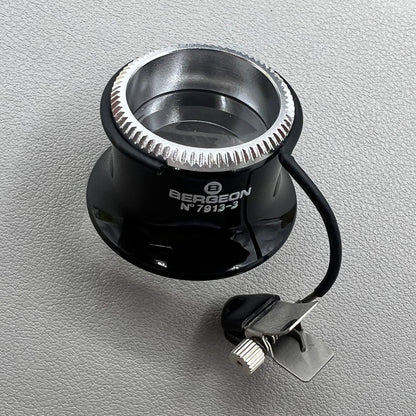 Bergeon Swiss 3.3x Leselupe mit Brillenclip Modell 7913