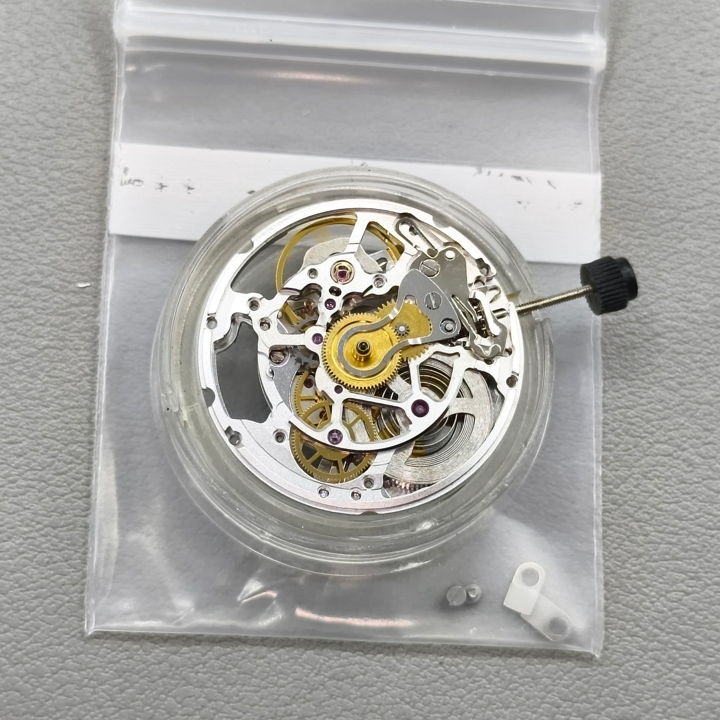 Replacement Hollow Silver 2824 Automatic Mechanical Movement 3 Hands No Calendar