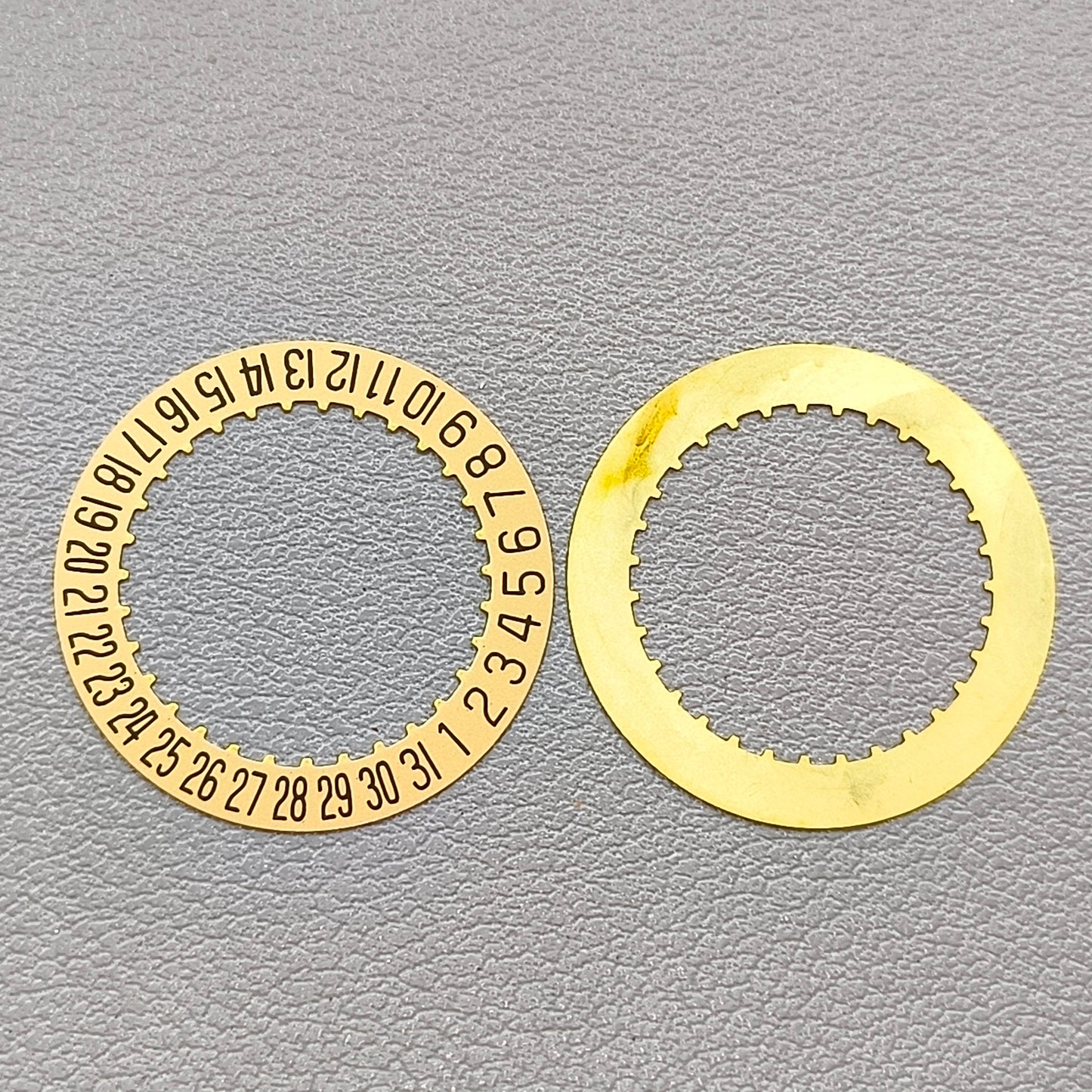 2 PIECES Golden Date Disk Wheel Date Wheel Fit for 2824 Movement Date@6