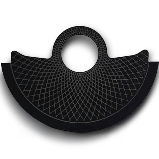 Black Perlage Metal Rotor Oscillating Weight Overlay For  NH35 NH36