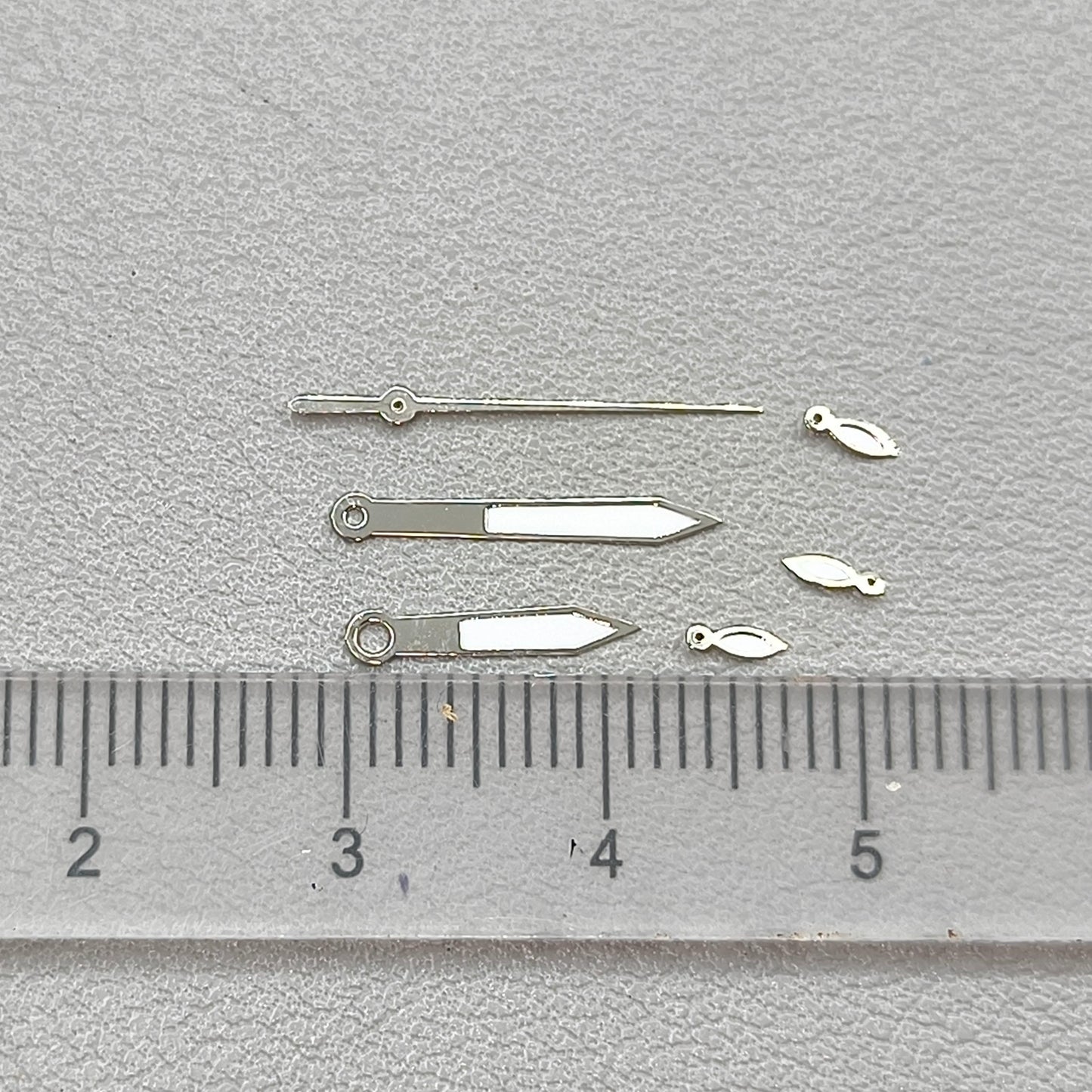 14mm Green Lume Silver Trim Watch Hands for OS10 OS60 OS80 Movement Watch Part