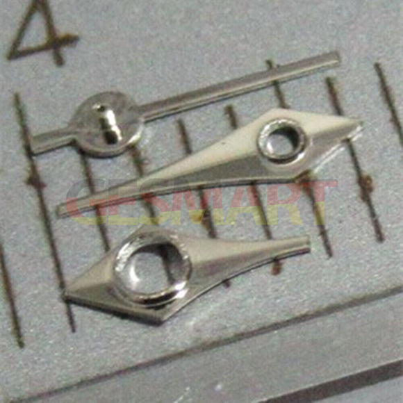 4.5mm Silver Arrow Shape Watch Hands Set for Miyota 2035 2115 2105 2305 2315