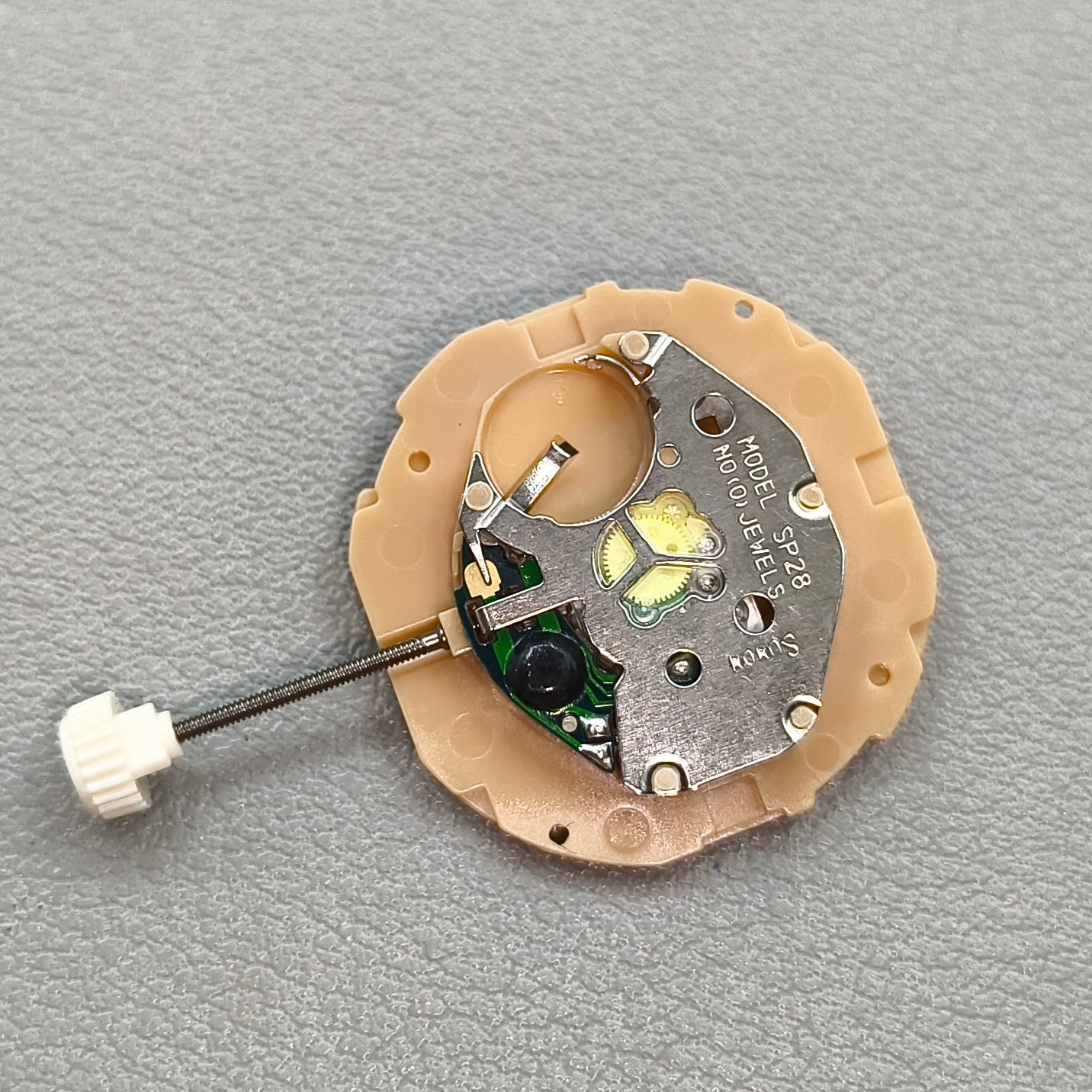 2 PIECES Sunon SP28 Quartz Movement 3 Hands with Date Date@3