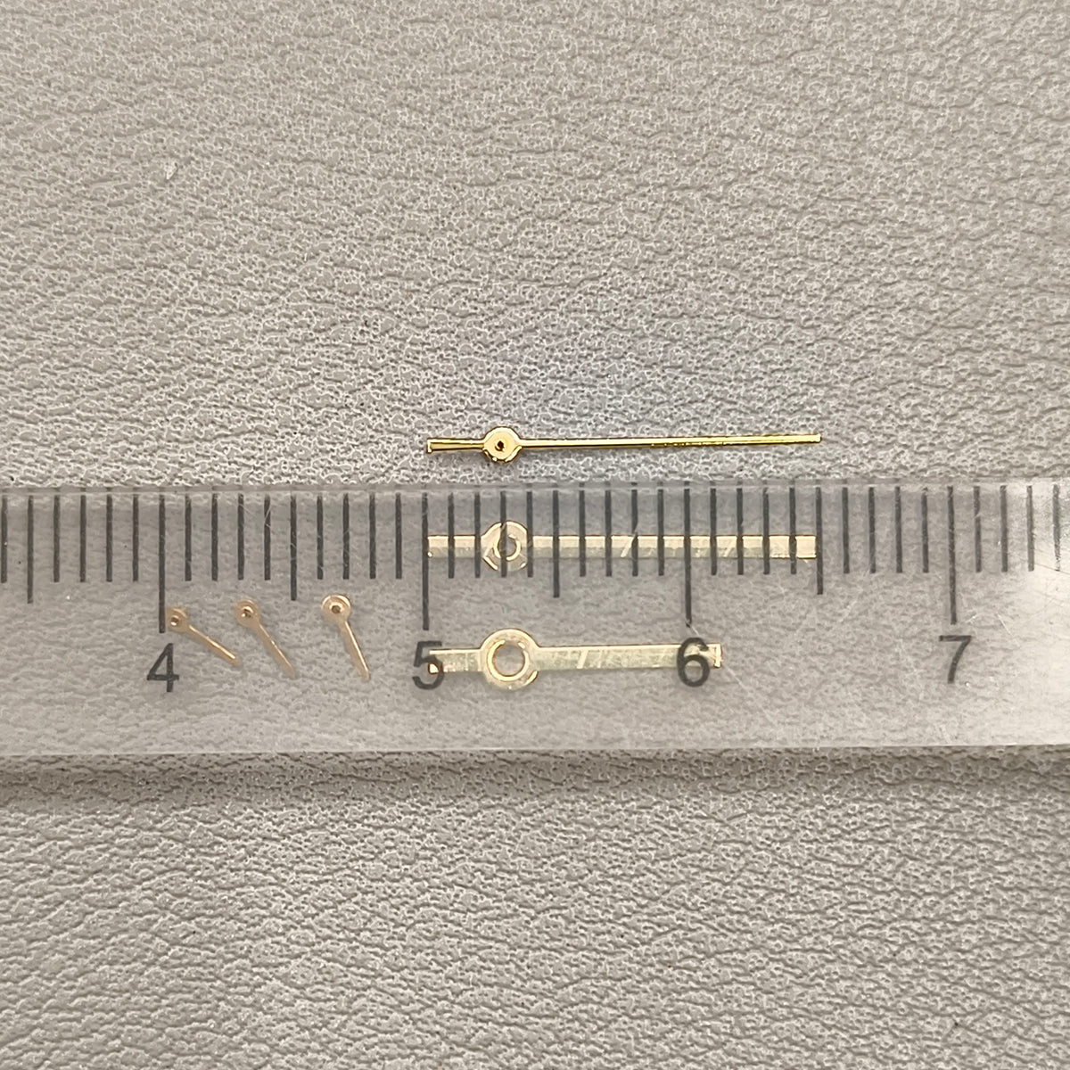 2 Sets Golden Squared Pointed 6 Hands Watch Hands for Miyota JS15 Movement